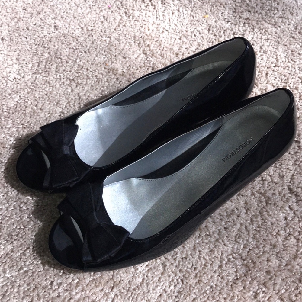 Nordstrom Open Toe Dress Shoes Size 5 Girls Youth